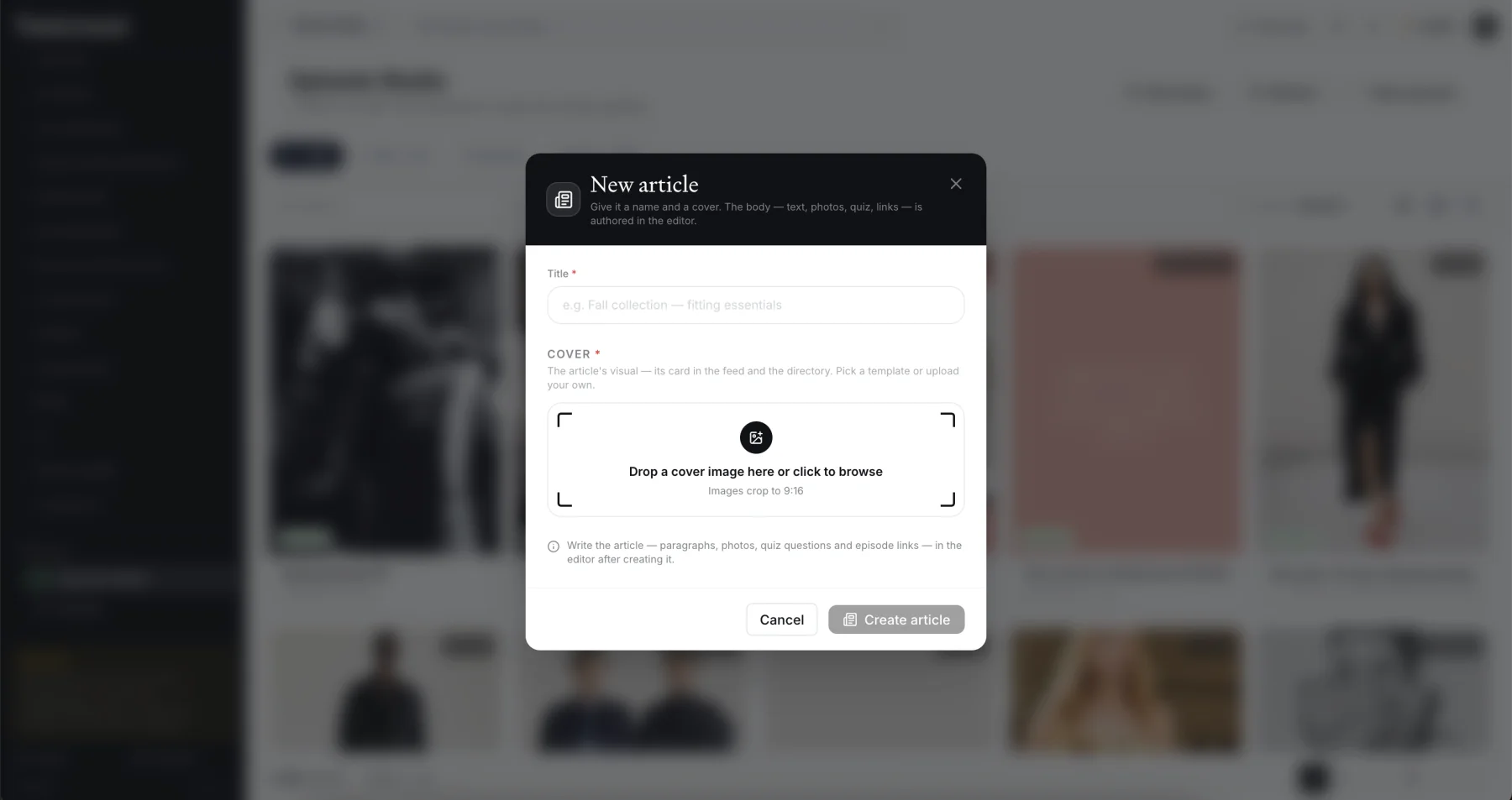 Editorial production workflow
