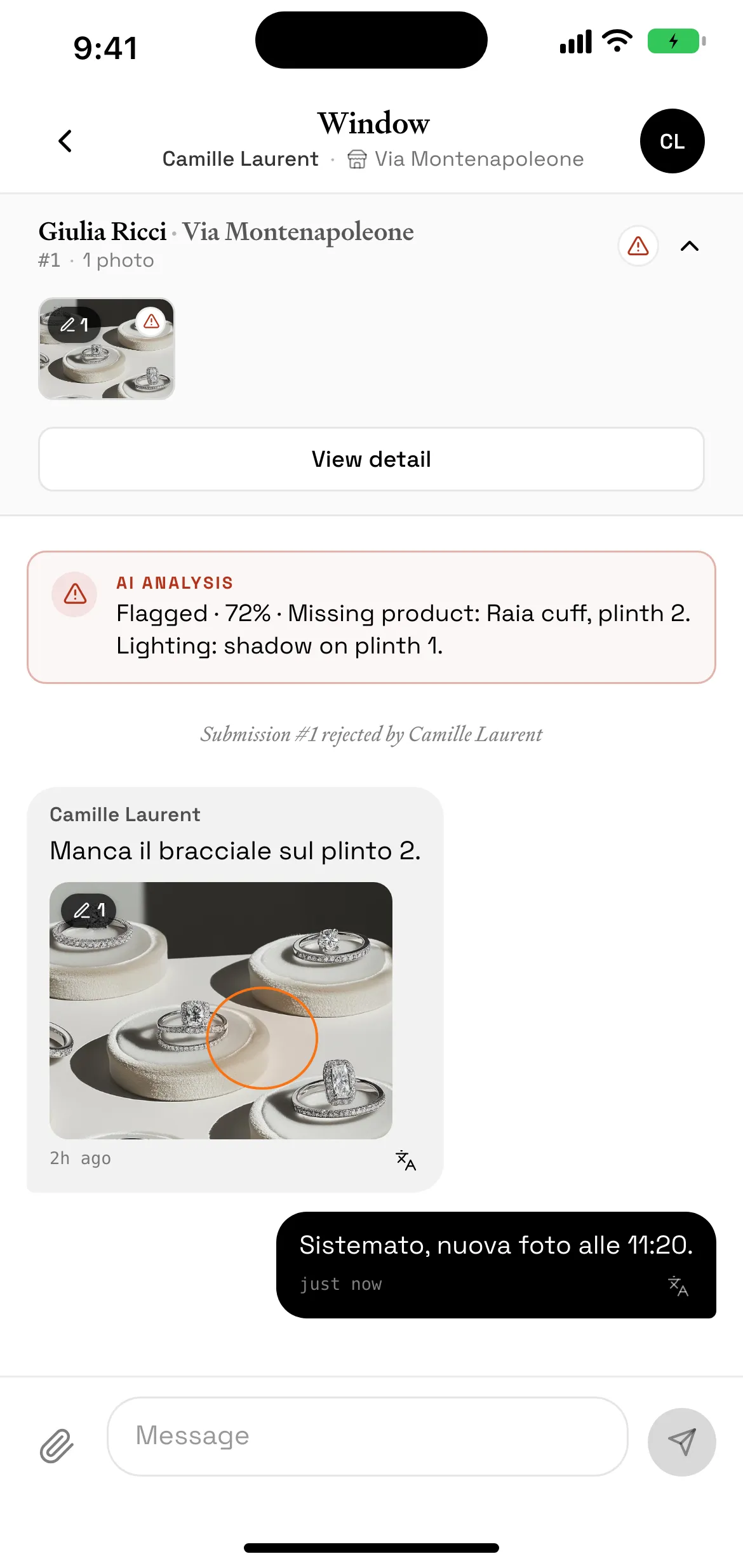 The app: the thread